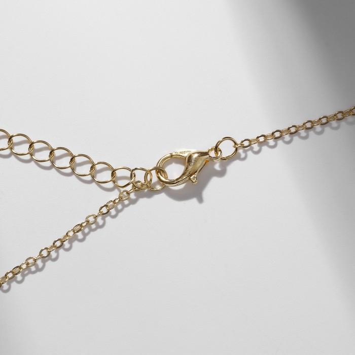 Кулон «Прелесть» сердце, ассорти, цвет белый в золоте, 40 см Кулон «Прелесть» сердце, ассорти, цвет белый в золоте, 40 см