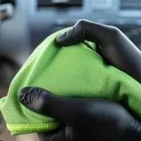 02 Салфетка микрофибра для стекол, зеркал, хрома AVS MF-6036 (35х40см)(1шт)