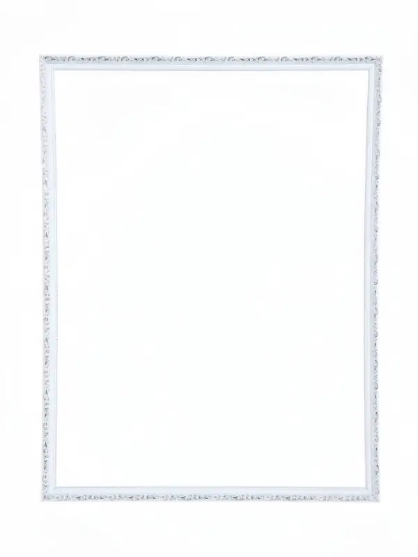 Рама для картин и зеркал Estelle Classic, 60&times;80 см, белый с серебром
