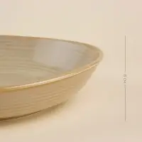 Тарелка глубокая SL Home &laquo;Песчаный бриз&raquo;, 1.3 л, 26&times;24&times;6 см, фарфор, бежевая