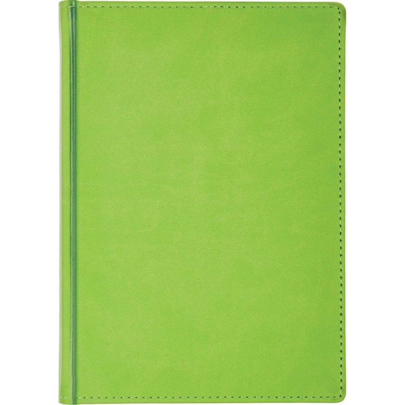 Ежедневник недатированный А5+, 136л, VELVET салатовый  3-115/08