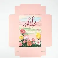 Коробка складная &laquo;С 8 Марта!&raquo;, 30&times;20&times;9 см