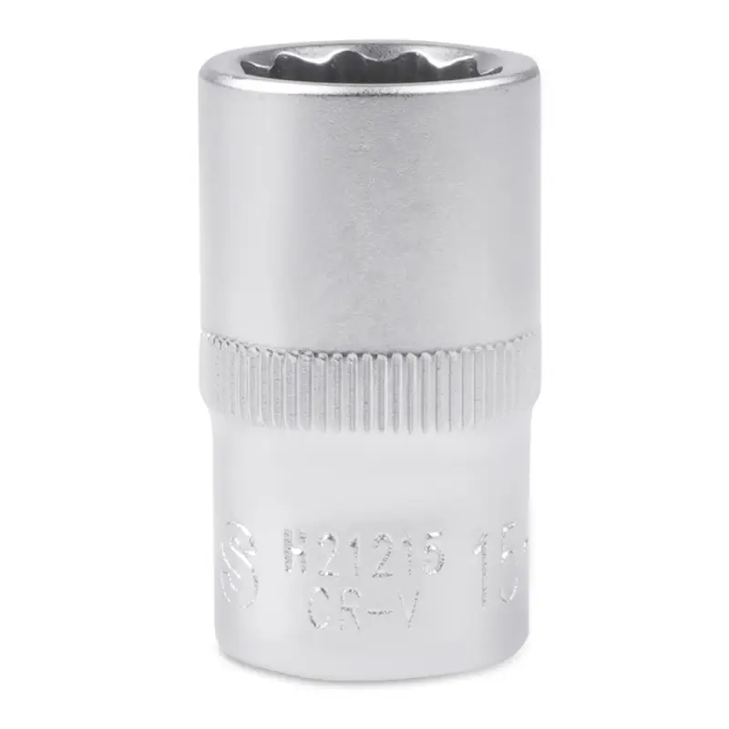 Головка торцевая 12-гранная 1/2''DR (15 мм) AVS H21215