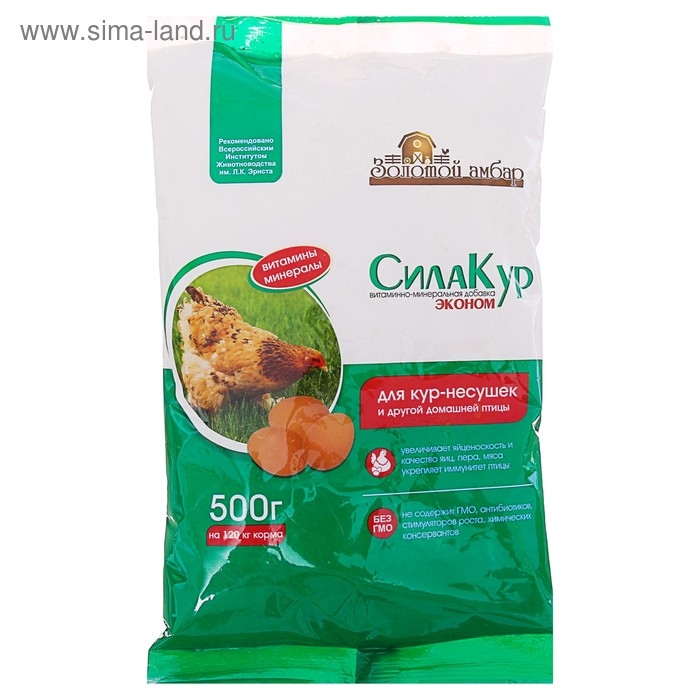 Премикс  Премикс "Сила кур Эконом", пакет, 500 г