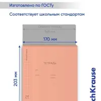 Тетрадь 24 листа в клетку ErichKrause &laquo;Классика CoverPro Neon&raquo;, пластиковая обложка, оранжевая