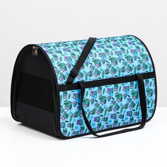 Сумка - переноска для животных с принтом, 49 х 30 х 35 см, микс цветов Сумка - переноска для животных с принтом, 49 х 30 х 35 см, микс цветов