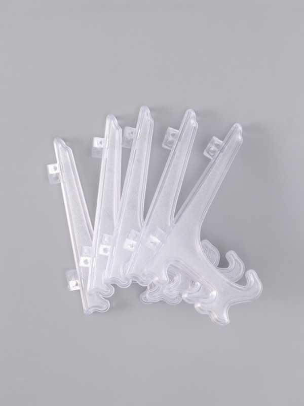 Подставка для тарелок пластик 12.5 см прозрачная, для тарелок 13-16 см набор 5 шт