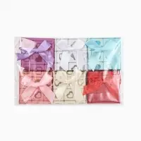 Набор коробочек подарочных 6 шт. под серьги/кольцо &laquo;Сердца&raquo;, 5&times;5, цвет МИКС (9901789)