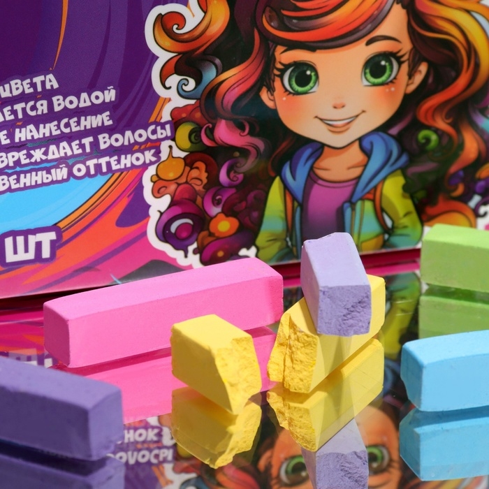 Мелки для волос, 4 шт. Мелки для волос, 4 шт.