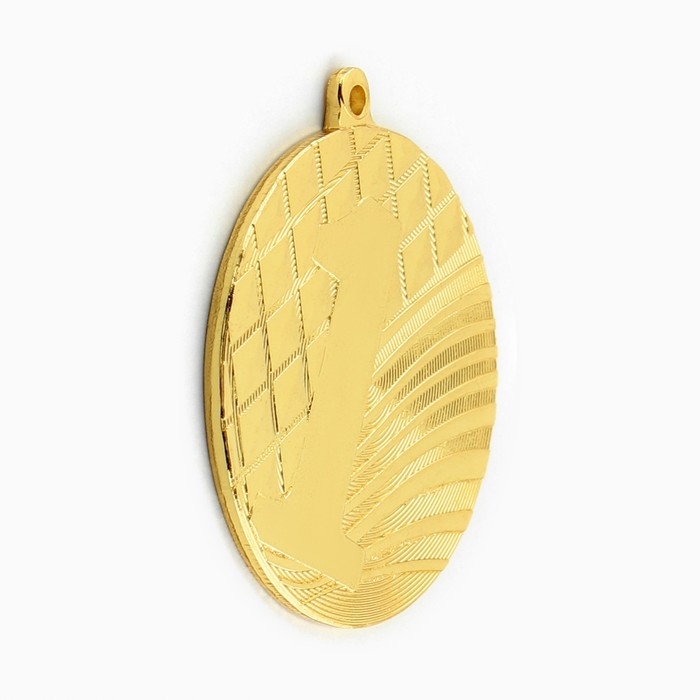 Медаль призовая 002, d= 5см. 1 место. Цвет золото. Без ленты