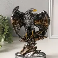 Фигура полистоун &laquo;Орёл на камне расправил крылья&raquo;, 25&times;19 см