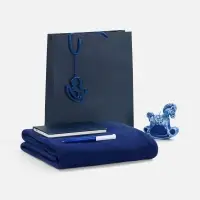 Подвеска «Лошадка-качалка», 3D-печать, синяя Подвеска «Лошадка-качалка», 3D-печать, синяя