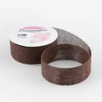 Лента текстильная, 30 мм, 4.5&plusmn;0.5 м, коричневая