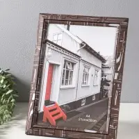 Фоторамка пластик формат А4 см "Моррис" тёмно-коричневый 29,8х25х2 см