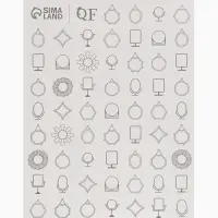 Зеркало настольное, с увеличением, круглое, двустороннее, настенное, 14.5&times;22 см, (d=12 см), цвет янтарный