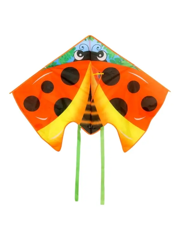 Воздушный змей &laquo;Божья коровка&raquo;, с леской