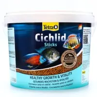 Корм Tetra Cichlid Sticks для рыб, гранулы, 10 л. 2.9 кг