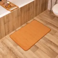 Коврик для ванной &laquo;Этель&raquo; Basic, 50&times;80 см, светло-коричневый