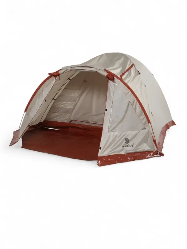 Палатка туристическая 4-местная maclay kavkaz ume 4, 250×360×140 см, треккинговая