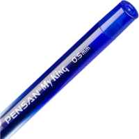 Ручка гелевая неавтомат. MY-KING GEL PEN METAL CLIP 0,5мм, синий