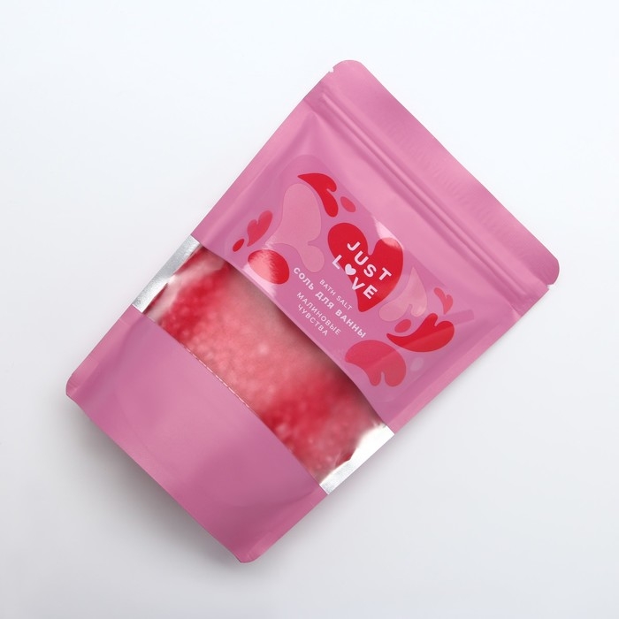 Cоль для ванны, 330 г, аромат малиновых чувств, ЧИСТОЕ СЧАСТЬЕ Cоль для ванны, 330 г, аромат малиновых чувств, ЧИСТОЕ СЧАСТЬЕ