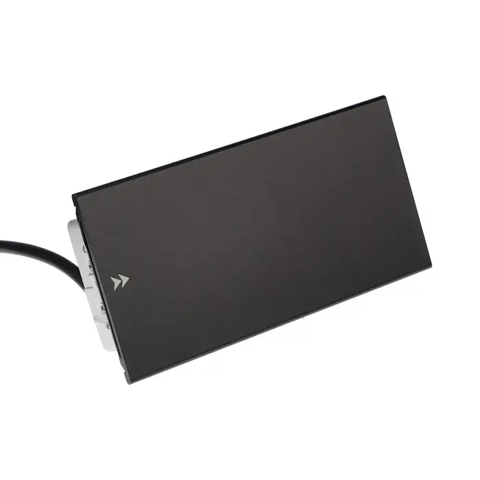 Блок розеточный в стол, сдвижная крышка, 10 А, 3 розетки, провод 1.8 м, чёрный