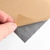 Заплатка клеевая из кожзаменителя, 10&times;20 см, тёмно-коричневая