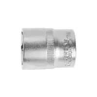 Головка торцевая шестигранная ТУНДРА, под квадрат 1/2", 23 мм, CrV
