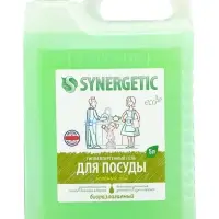 Гель для мытья посуды SYNERGETIC зеленый чай, 5 л