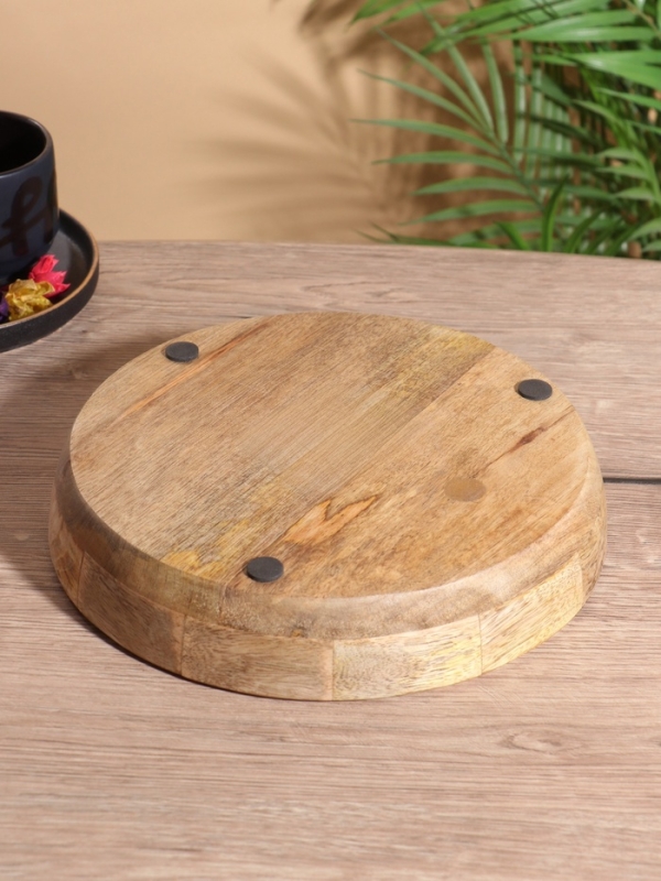 Блюдо Блюдо "Лимоны" дерево манго 25х25х4,5 см