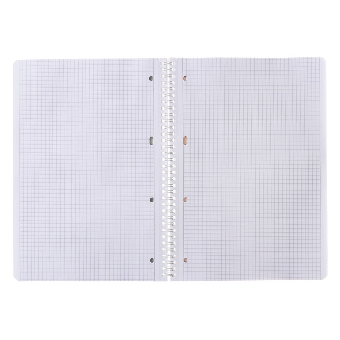 Тетрадь А4, 96 листов в клетку на гребне Тетрадь А4, 96 листов в клетку на гребне "Смекалки", обложка мелованный картон, блок офсет, МИКС