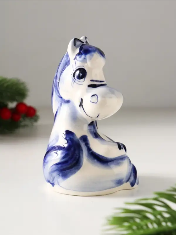 Сувенир Лошадка Маруся, 10х6х6,5см, гжель Сувенир Лошадка Маруся, 10х6х6,5см, гжель