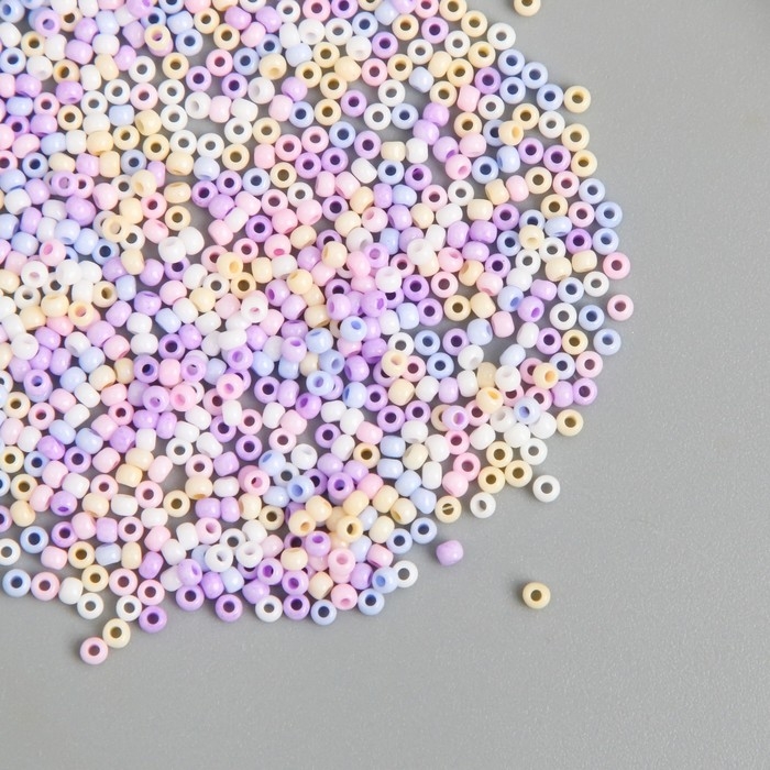 Бисер стекло 11/0  Бисер стекло 11/0 "Меланж макарун. Глянец" 10 гр