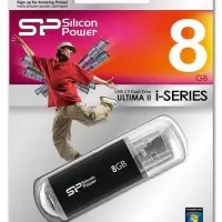 USB накопитель 8 GB Silicon Power Ultima II - I Series Black