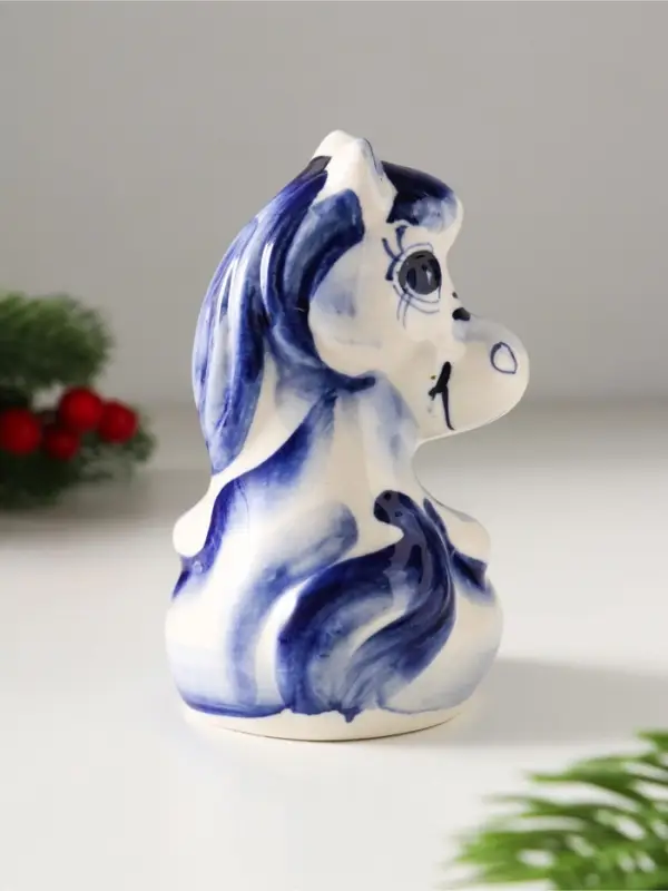 Сувенир Лошадка Маруся, 10х6х6,5см, гжель Сувенир Лошадка Маруся, 10х6х6,5см, гжель