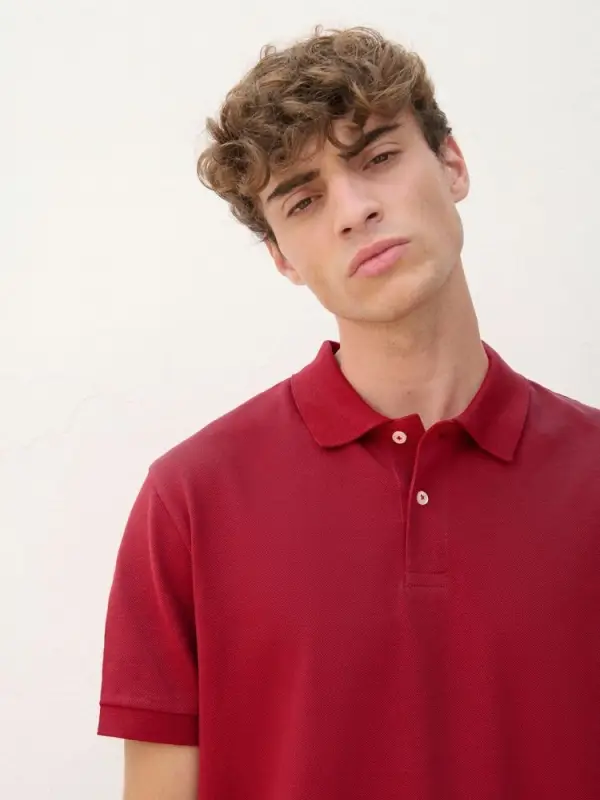 Рубашка поло унисекс Pacific, красная, размер S