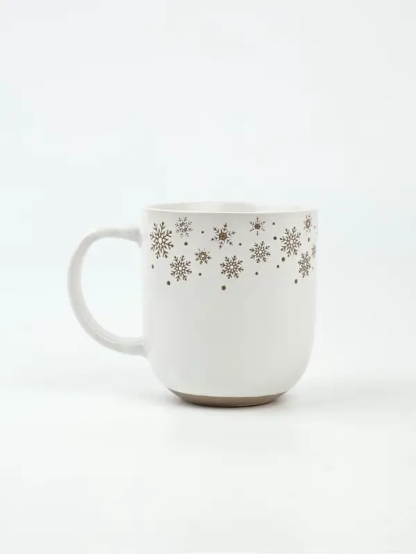 Кружка новогодняя керамическая &laquo;Снежная сказка&raquo;, 400 мл, ручная работа