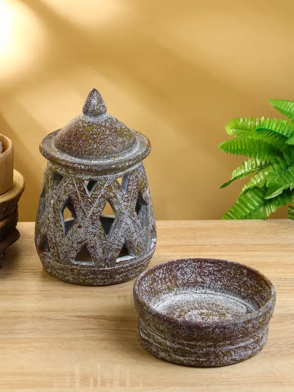 Подсвечник терракота «Фонарь», 17×17×29 см Подсвечник терракота «Фонарь», 17×17×29 см