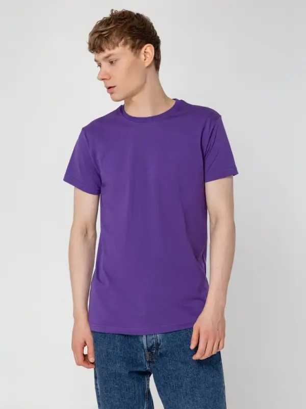 Футболка унисекс T-bolka 160, фиолетовая, размер S Футболка унисекс T-bolka 160, фиолетовая, размер S