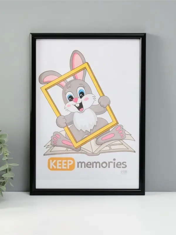 Фоторамка для фото 21&times;30 см Keep memories &laquo;Радуга&raquo;, пластик, чёрный, (пластиковый экран)
