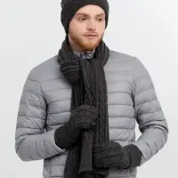 Варежки Heat Trick, серый меланж, размер L/XL
