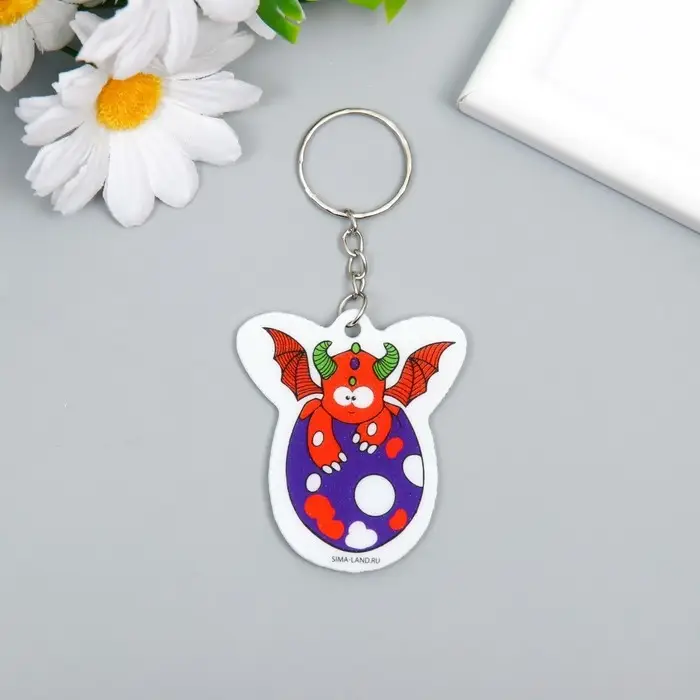 Брелок EVA  Брелок EVA "Дракоша в яйце" 4,8х5,5 см