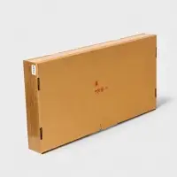 Плетёная корзина для белья с крышкой &laquo;Лён&raquo;, 100 л, 43&times;32&times;80 см, графит