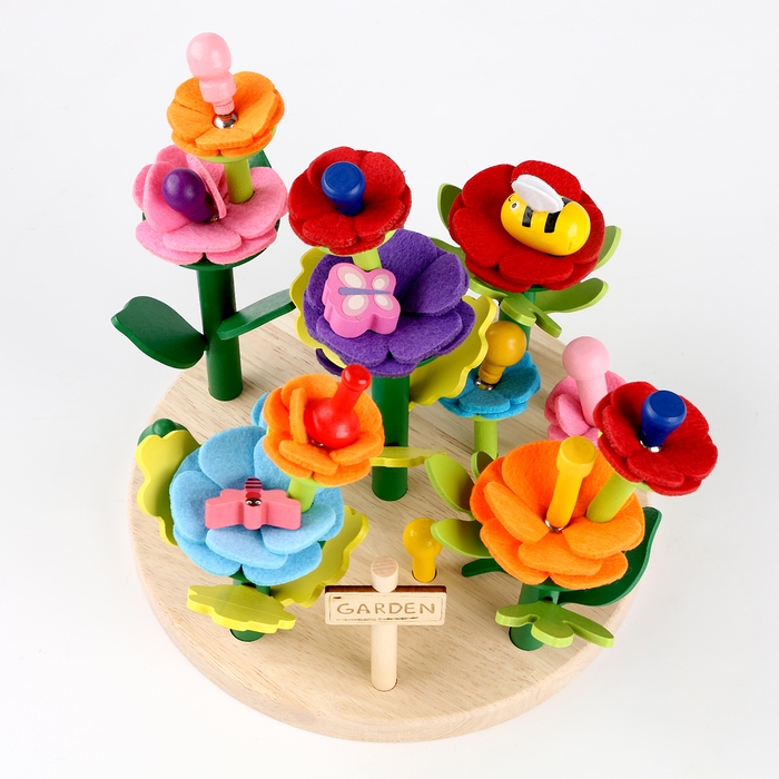 Развивающая игра «Цветочная клумба» 19 × 20,5 × 6,5 см Развивающая игра «Цветочная клумба» 19 × 20,5 × 6,5 см