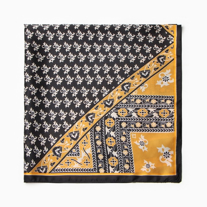 Платок женский MINAKU 70*70 см, черный Платок женский MINAKU 70*70 см, черный