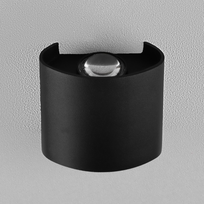 Светильник фасадный «Полусфера», FSD-007, 2Вт, 3000К, 1 луч, IP65, 220В, металл, черный Светильник фасадный «Полусфера», FSD-007, 2Вт, 3000К, 1 луч, IP65, 220В, металл, черный