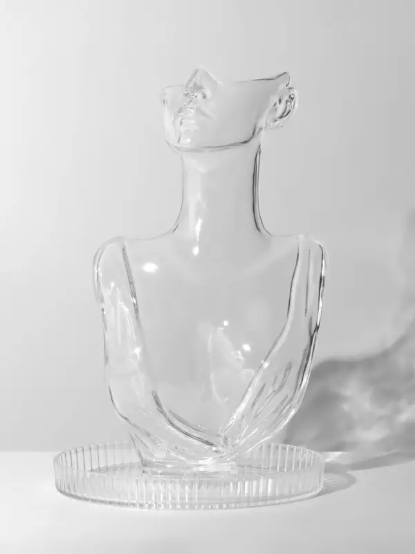 Бюст для украшений, 13&times;21&times;32 см, прозрачный