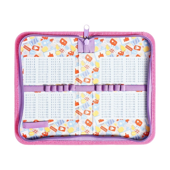 Пенал 1 секция 105 х 190 мм, Hatber Пенал 1 секция 105 х 190 мм, Hatber "Пингвиненок Ми-ми", ламинированный картон, розовый (объёмный 3D-рисунок) NPn_43014