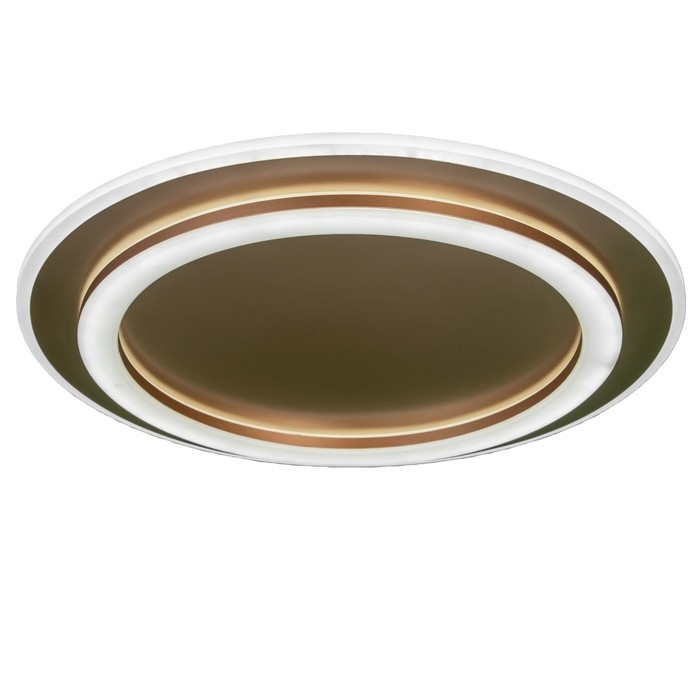 Люстра с ПДУ "Ринго" 2хLED 112Вт 3000-6000К золото 50х50х5 см BayerLux