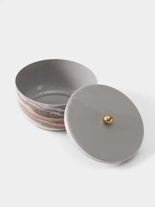 Конфетница с крышкой &laquo;Халва&raquo;, 14&times;14&times;9 см